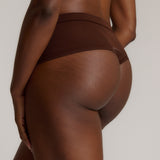 This image features the Cheekii Mocha, a stylish and comfortable women's cheekii underwear that showcases a rich mocha color. 